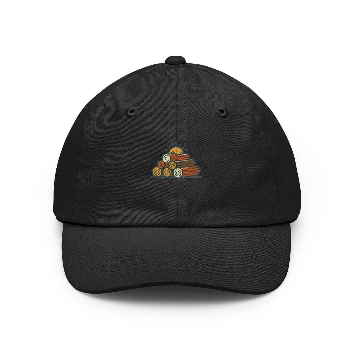 Color: Black | Morning Wood Appreciation Society Dad Hat — Graphic
