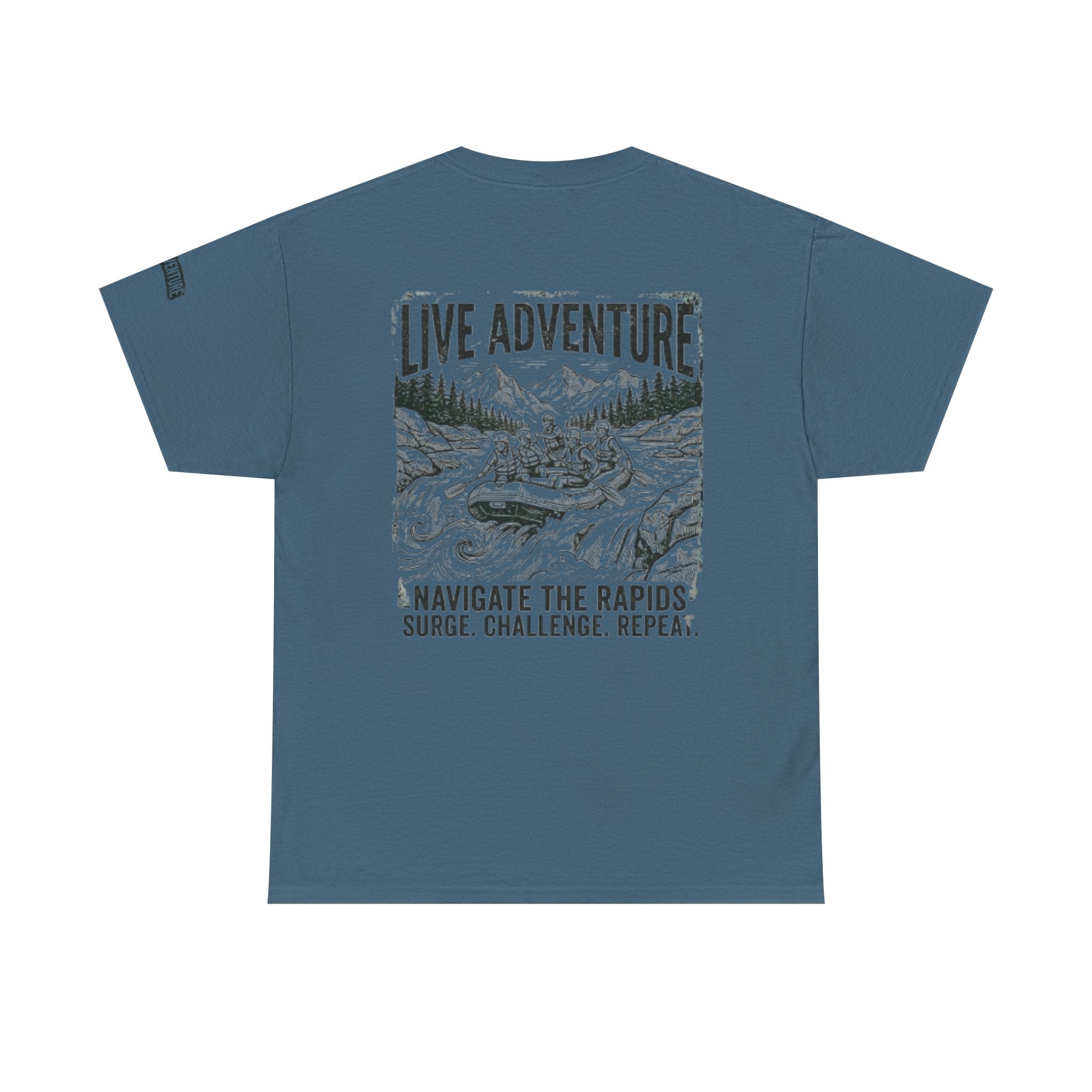"Live Adventure - Rafting" Premium Graphic Tee