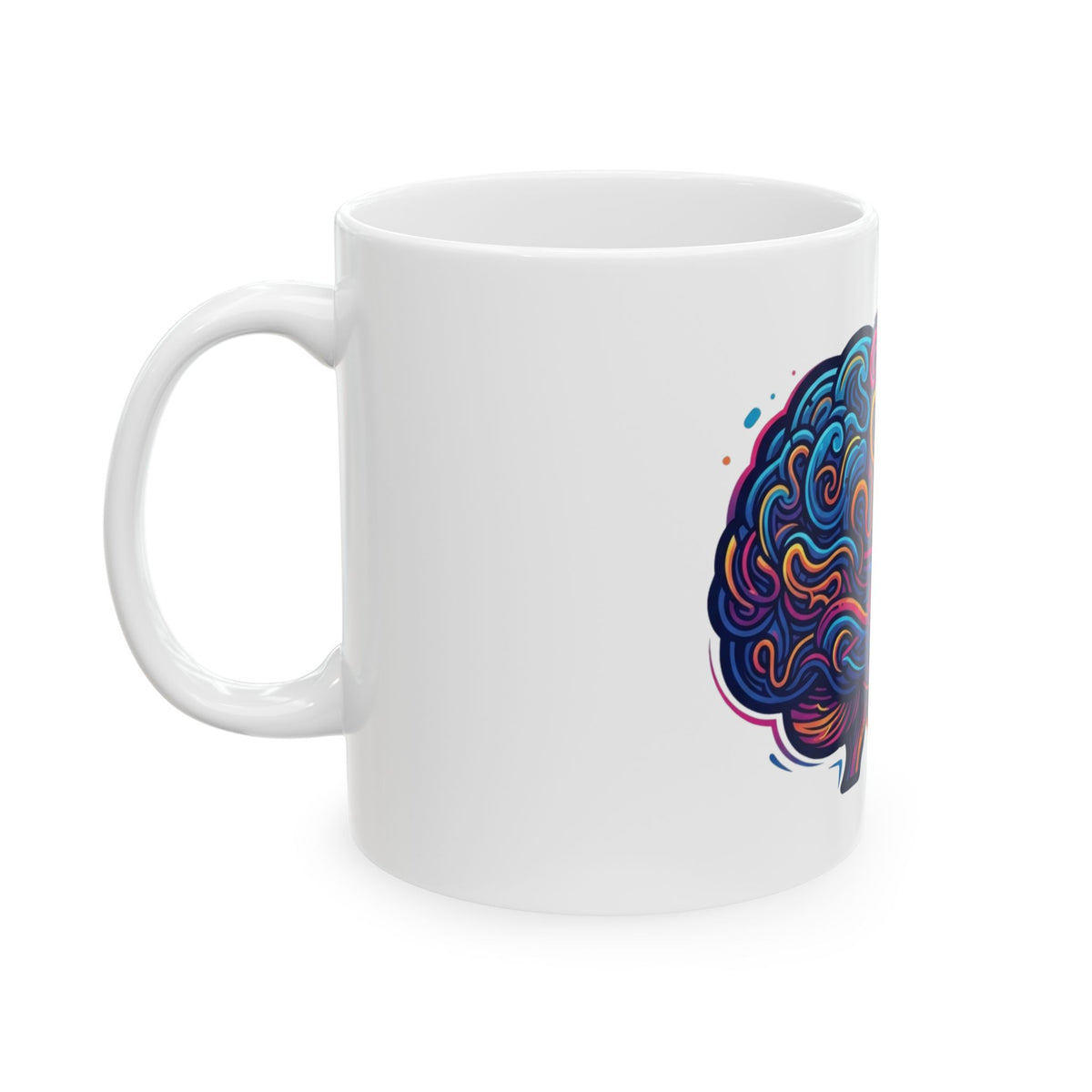"Professional Overthinker" White Ceramic Mug — Graphic