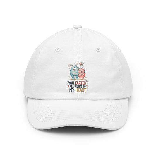 Color: White | You Farted All Rights To My Heart Dad Hat