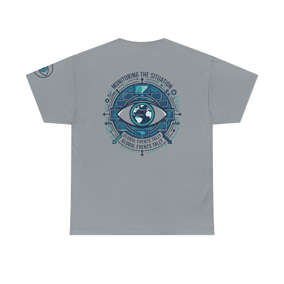 Color: Gravel | Monitoring the Situation Premium Graphic Tee