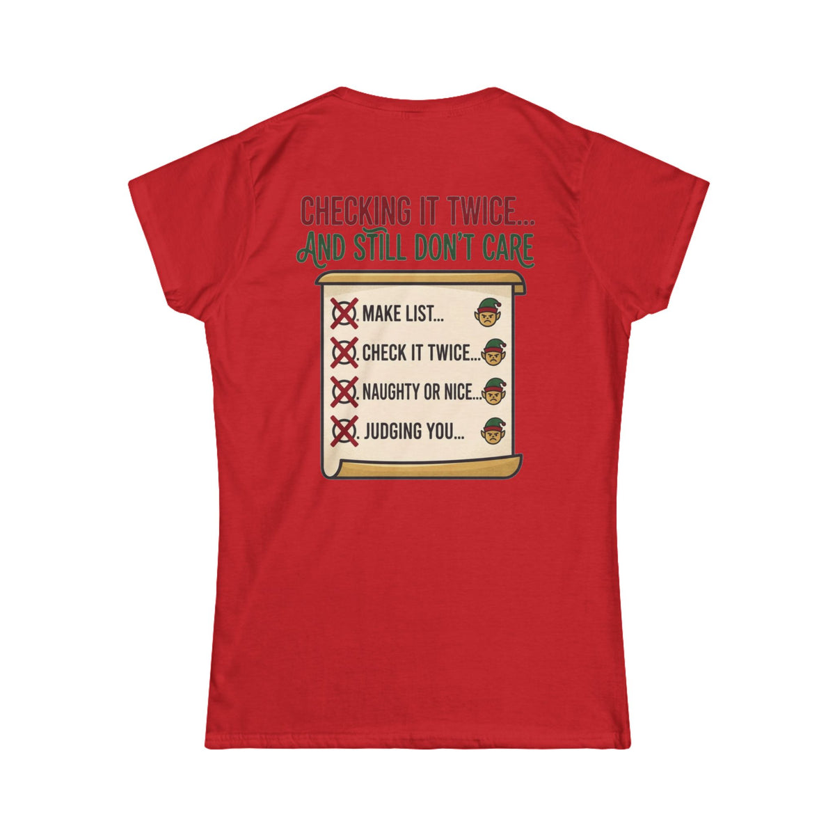 "Checking It Twice" Women's Tee