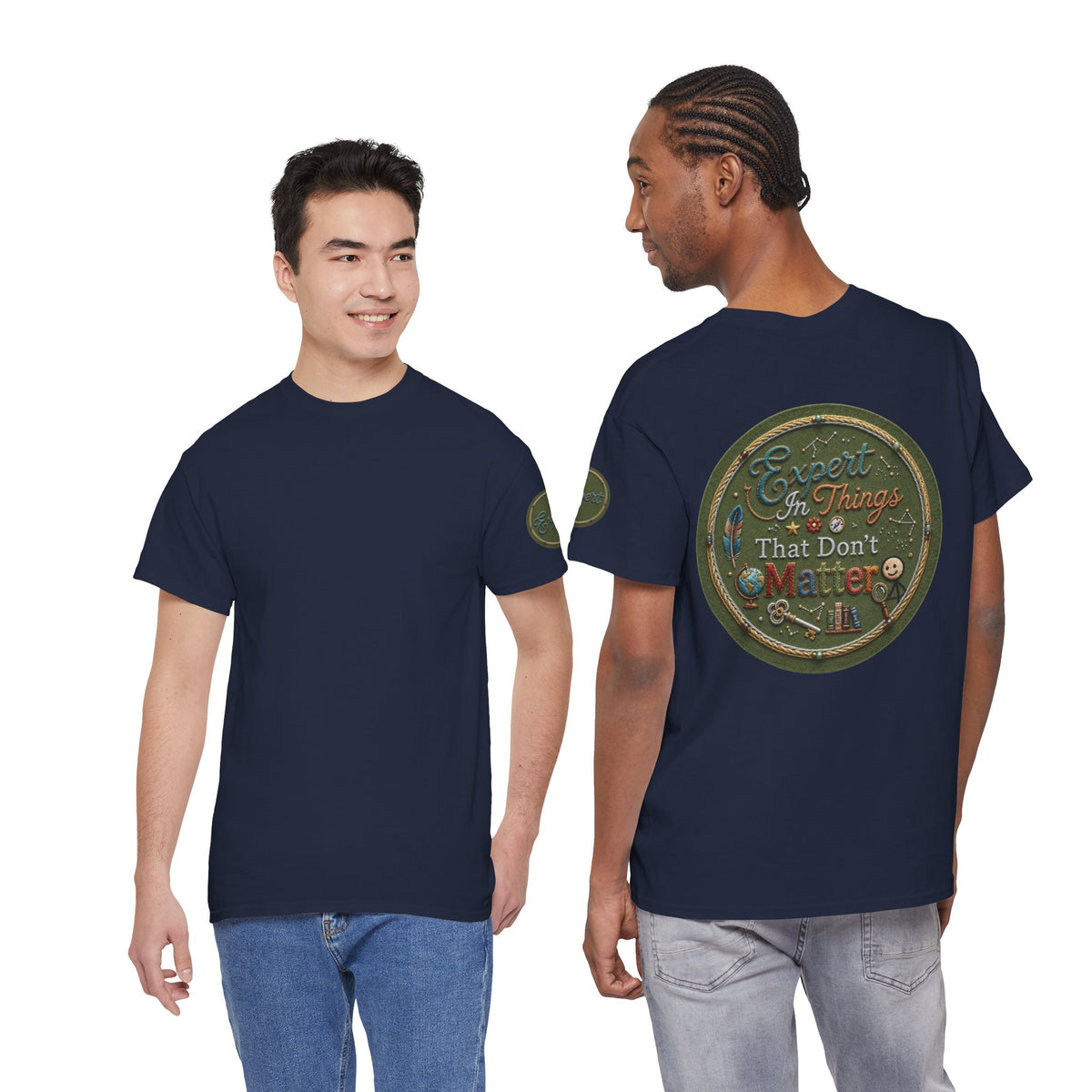 Color: Navy | Expert In Things That Don't Matter Premium Graphic Tee