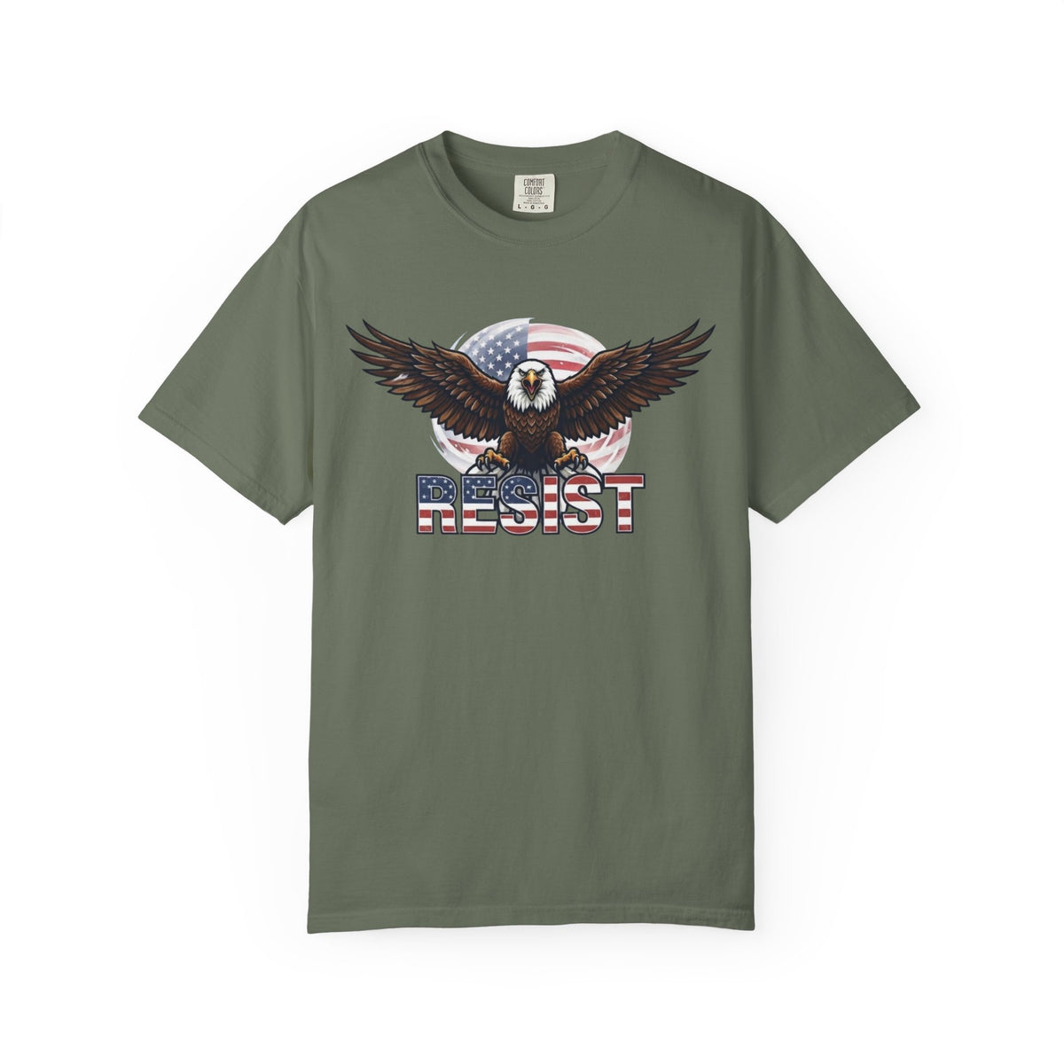 Color: Moss | Resist Unisex Garment-Dyed Tee