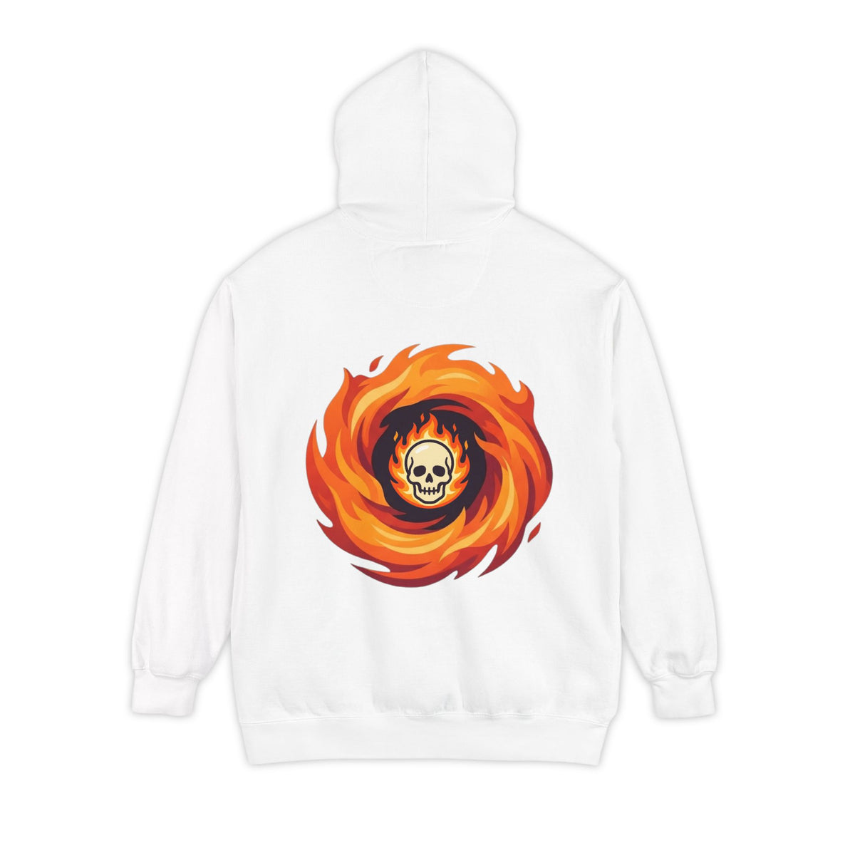Color: White | Hellfire Garment-Dyed Hoodie