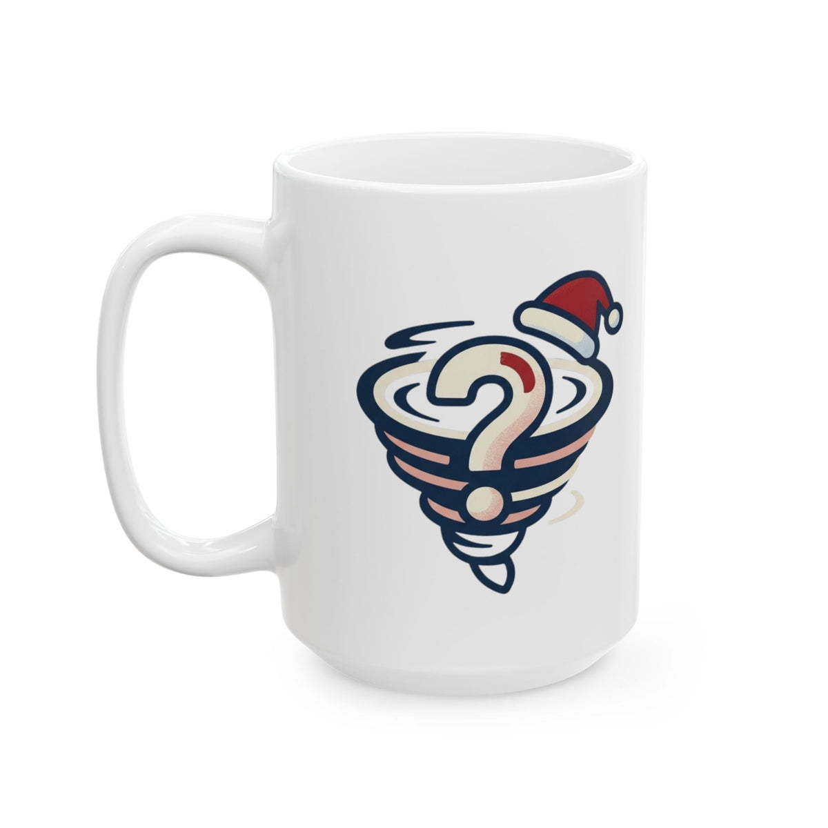 "Mystery On 34th Street" White Ceramic Mug — Graphic