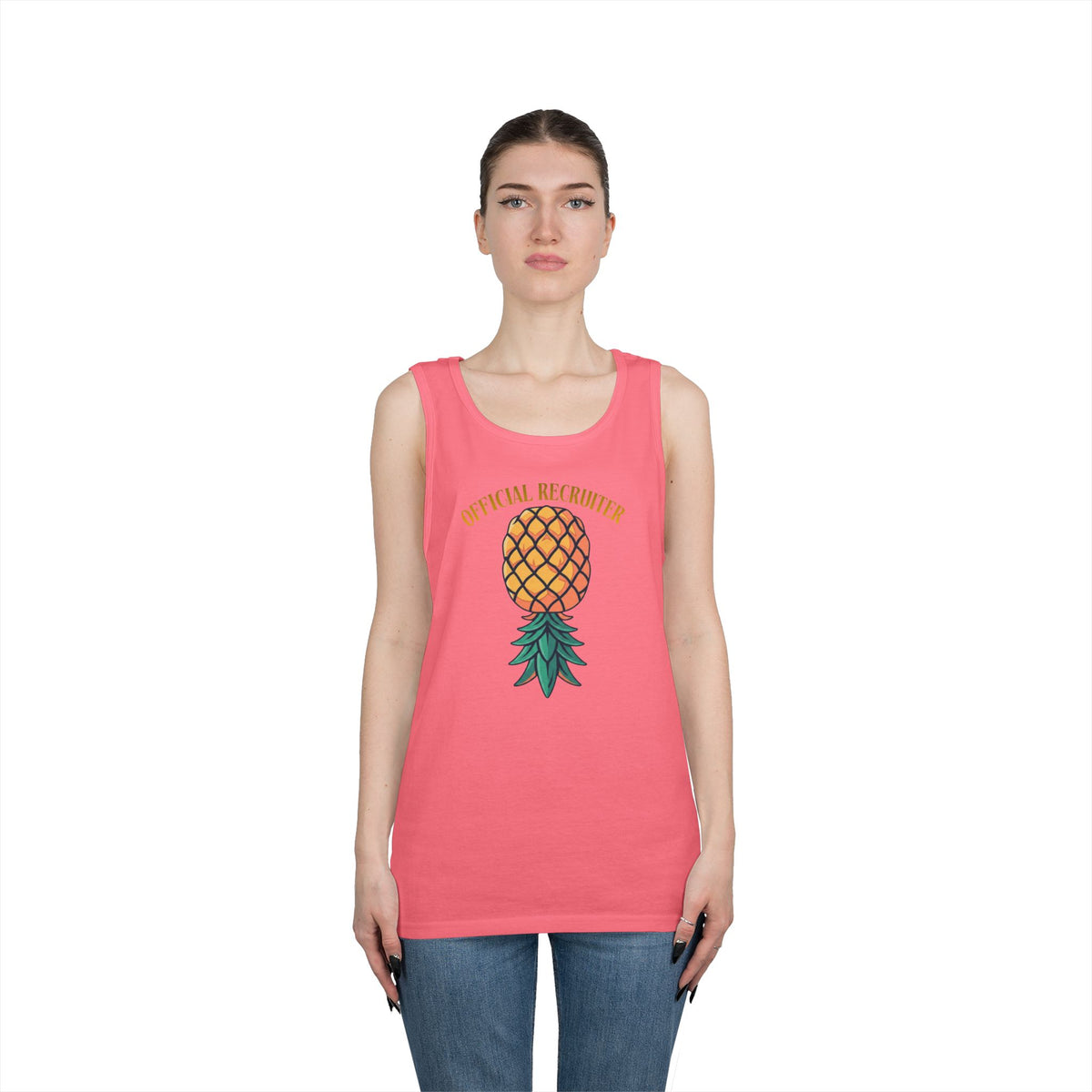 Color: Safety Pink | Official Recruiter Tank Top