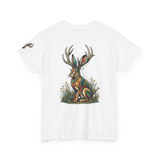 Color: White | Jackalope (American Folklore) Premium Graphic Tee