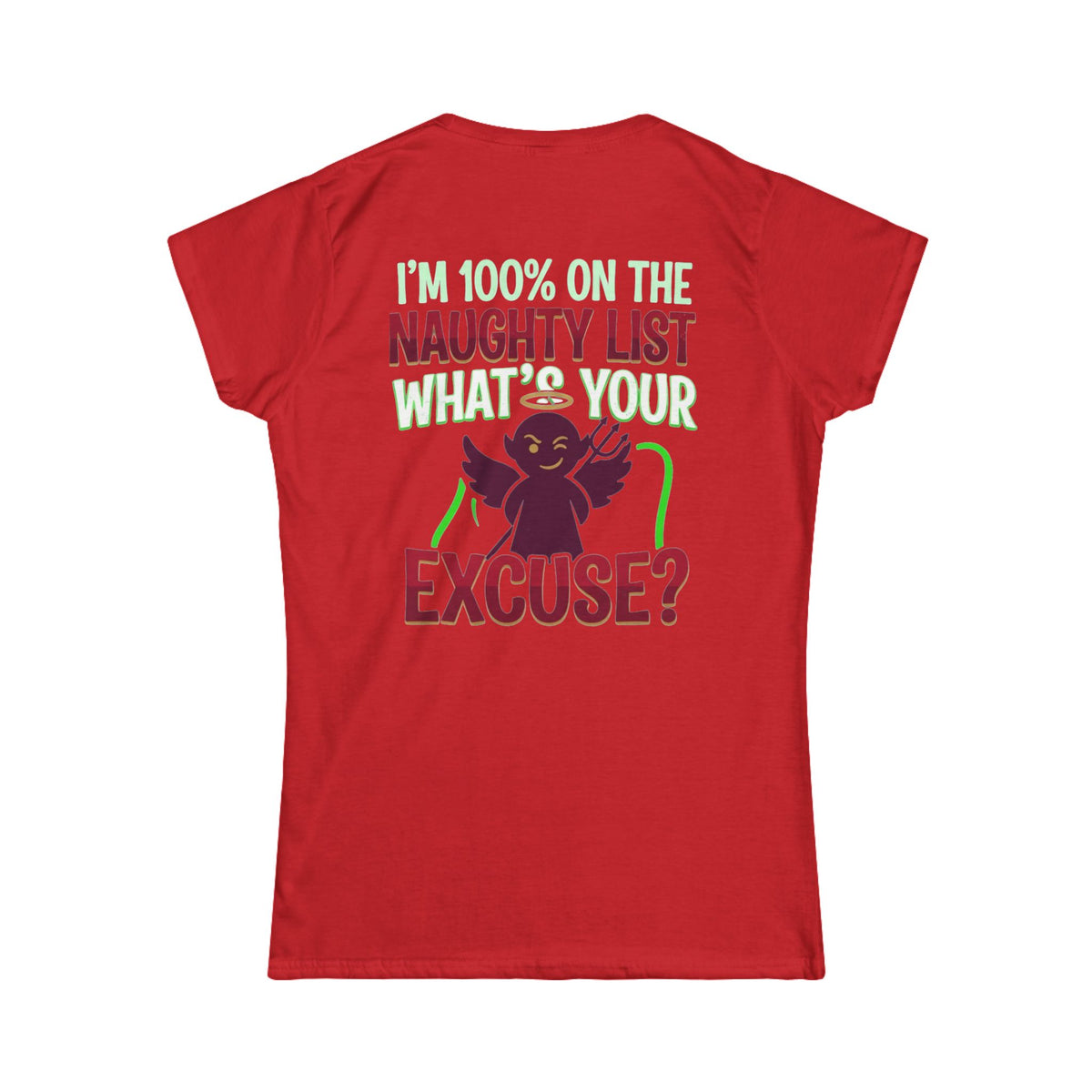 "On The Naughty List" Women's Tee