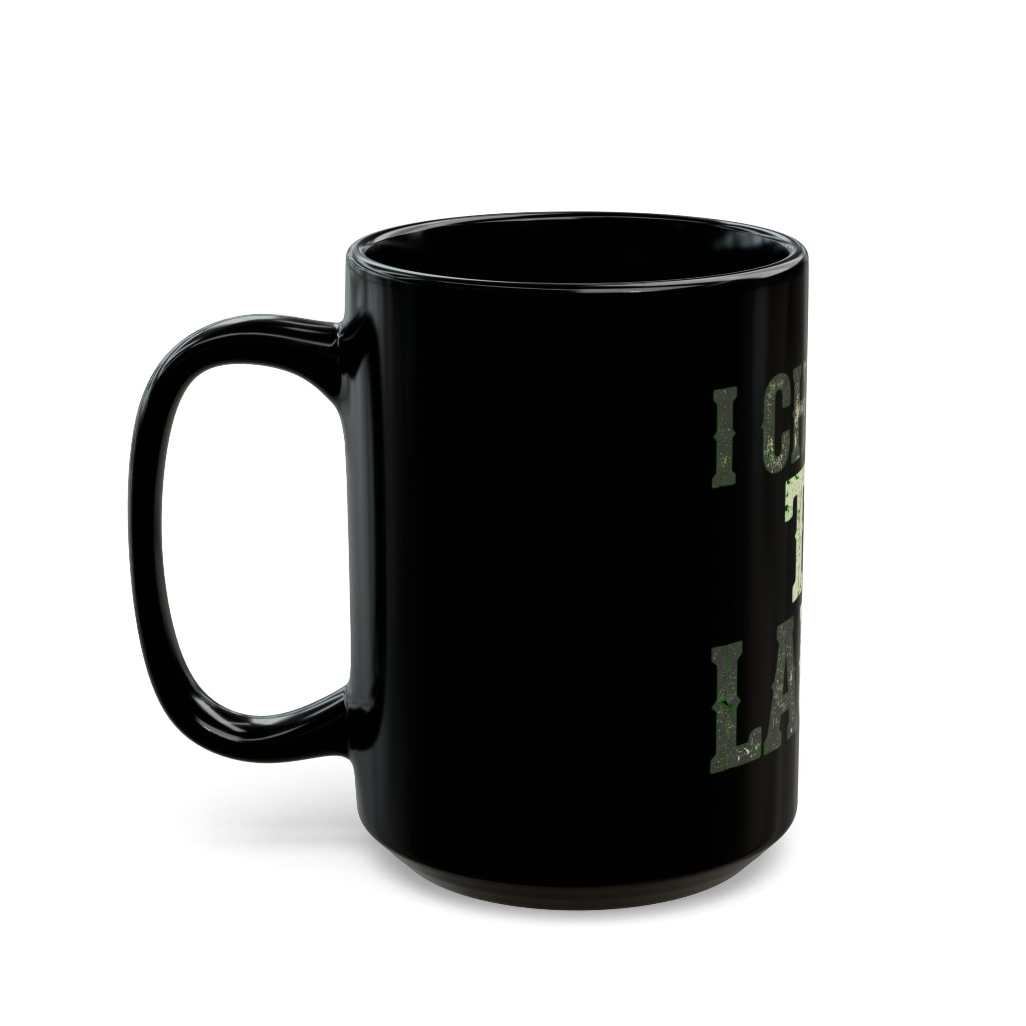 "Choose to Laugh" Black Ceramic Mug