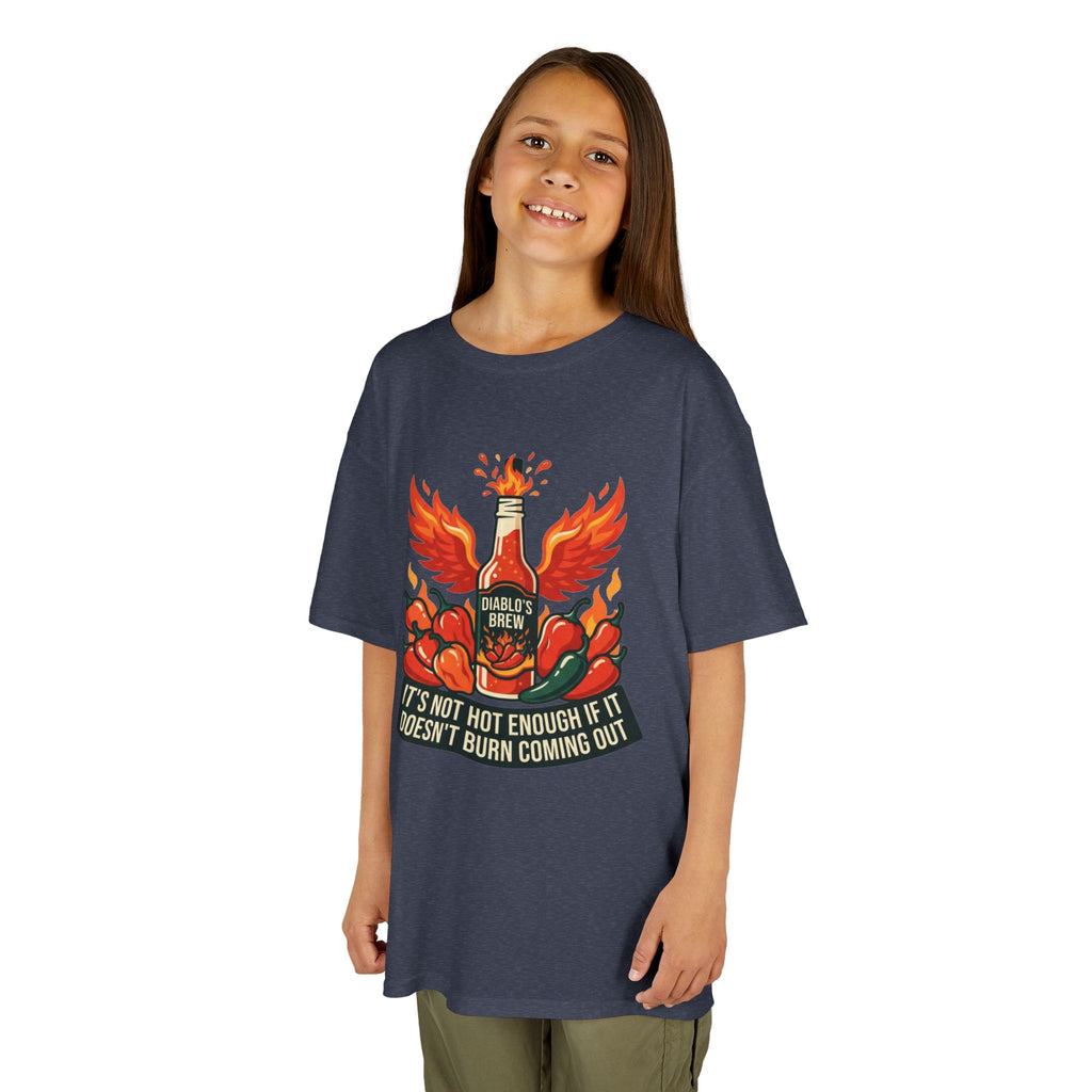 "Burns Coming Out" Kids Tee