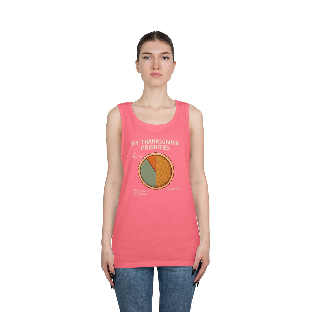 "My Thanksgiving Priorites" Tank Top