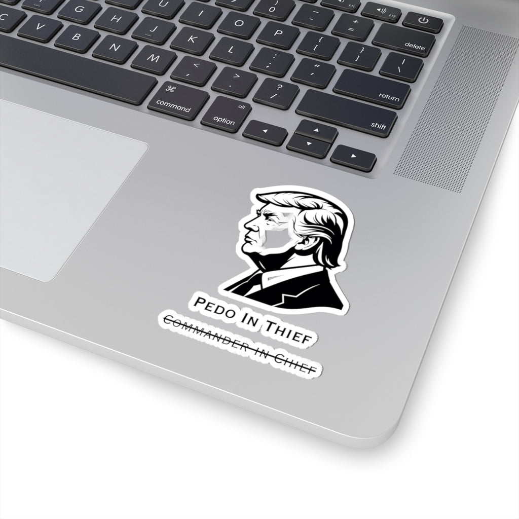 Pedo In Thief | Kiss-Cut Sticker — AttitudeShirts