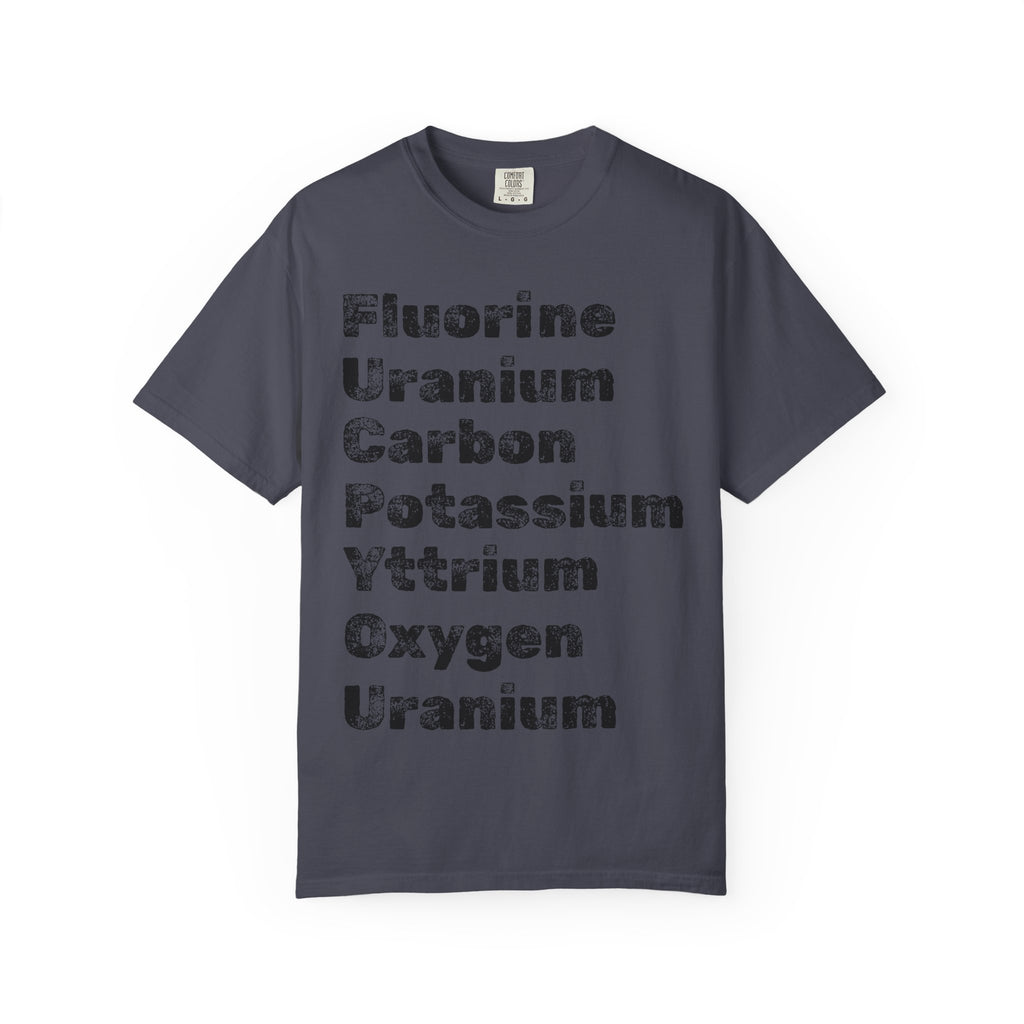 "Periodic Salt" Unisex Garment-Dyed T-shirt