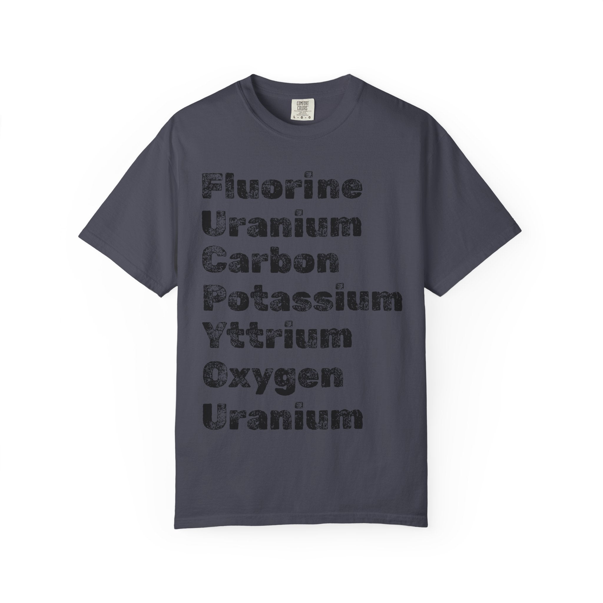"Periodic Salt" Unisex Garment-Dyed T-shirt