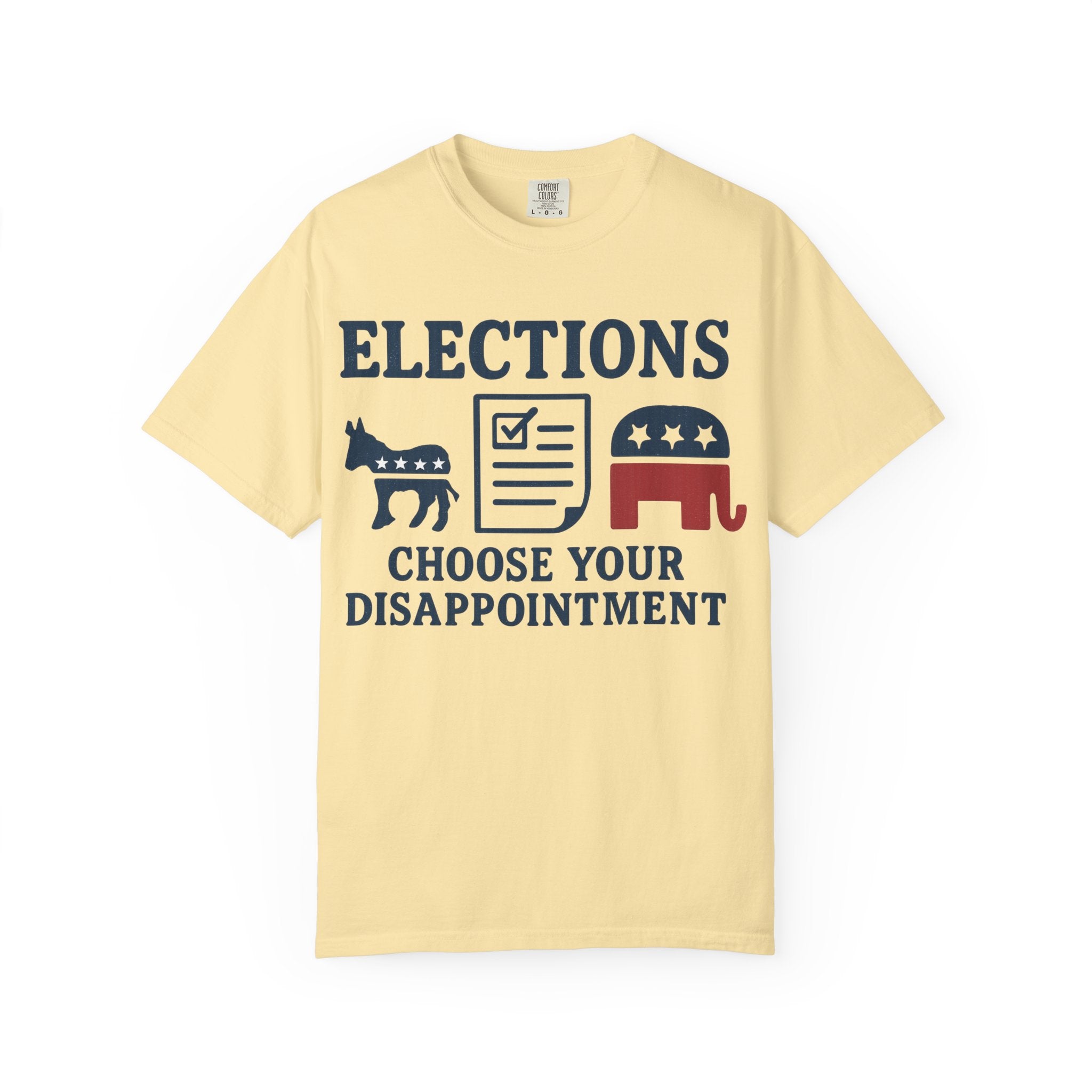 "Voting for the Best" Unisex Garment-Dyed T-shirt