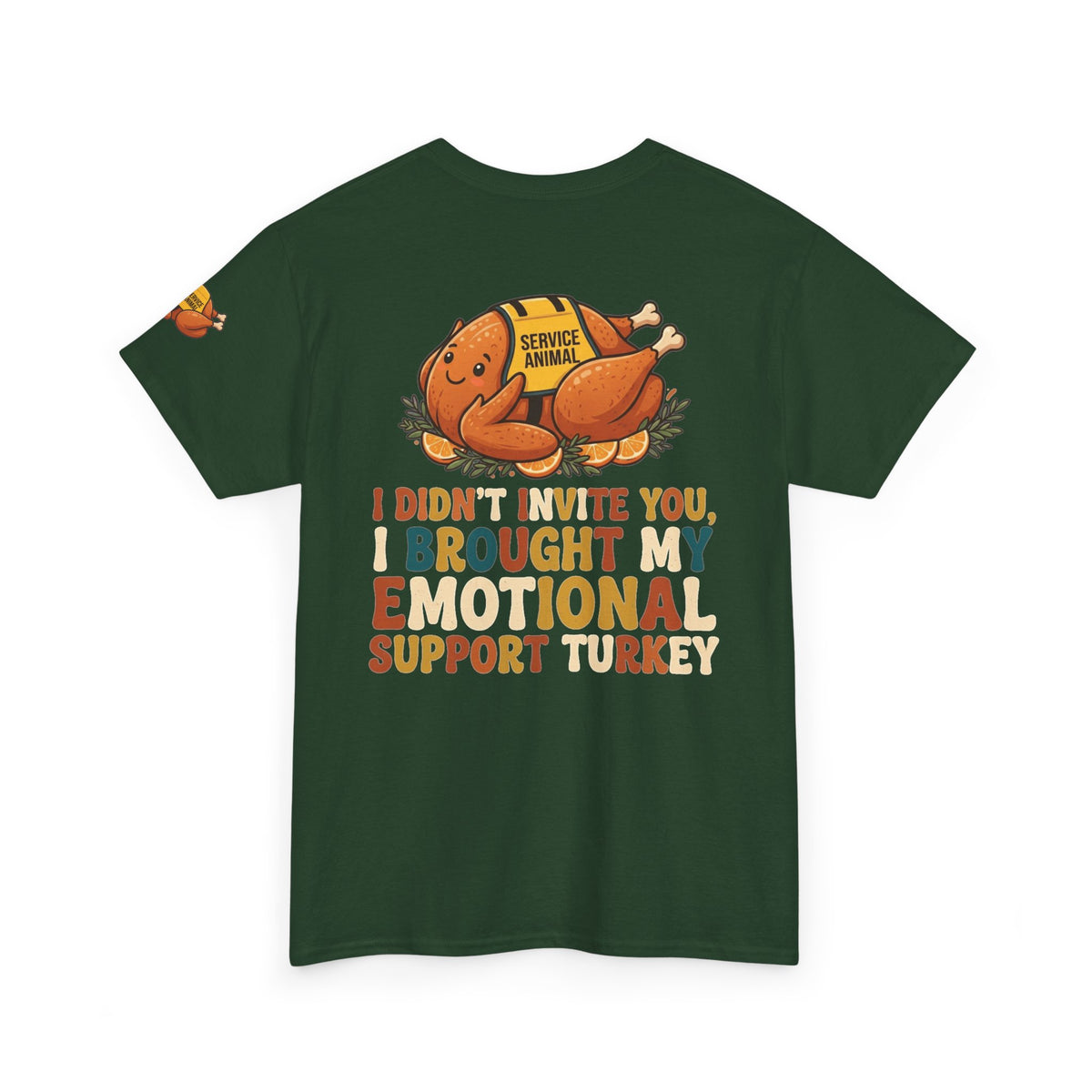 "Emotional Support Turkey" Premium Graphic Tee