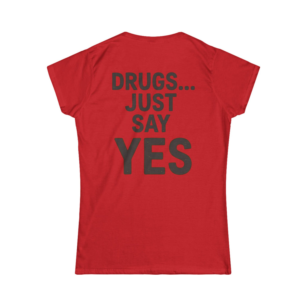 Color: Red | Just Say Yes Women's Tee