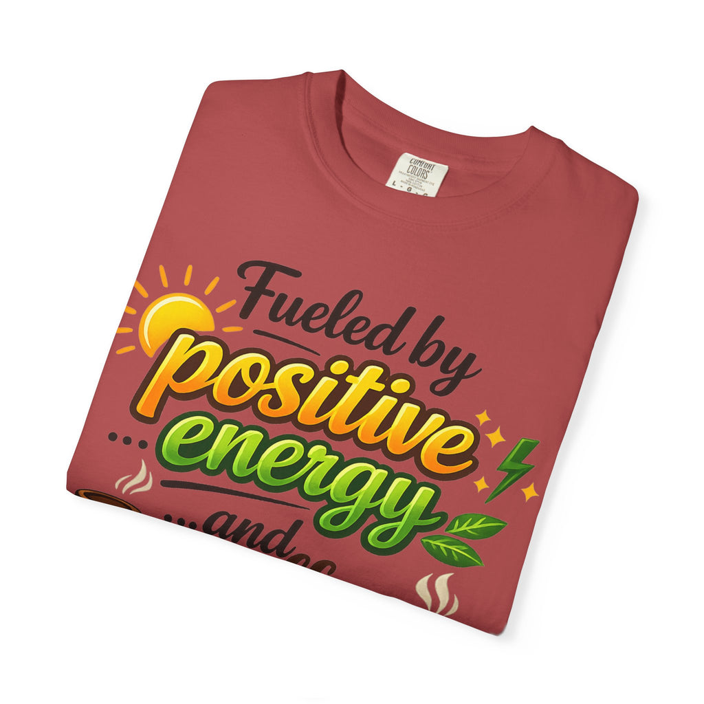 "The High-Voltage Morning Routine" Unisex Garment-Dyed T-shirt