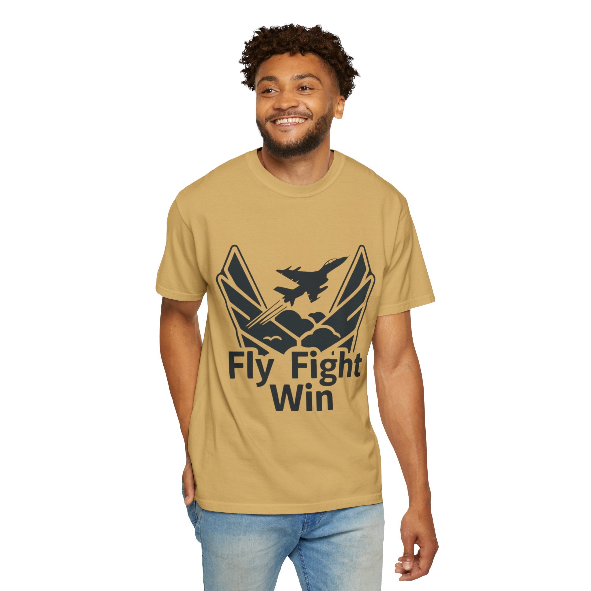 "Fly Fight Win-2" Unisex Garment-Dyed T-shirt