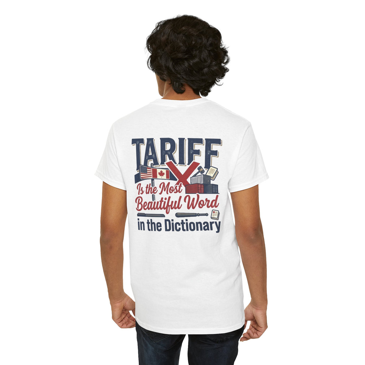 Color: White | Tariff Is The Most Beautiful Word Premium Graphic Tee