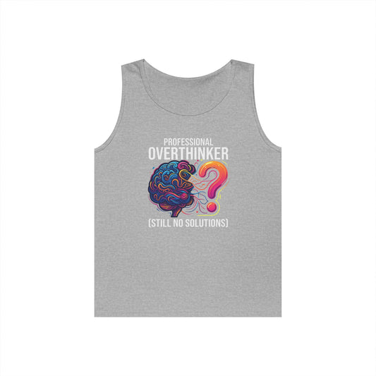 Color: Sport Grey | Professional Overthinker Tank Top
