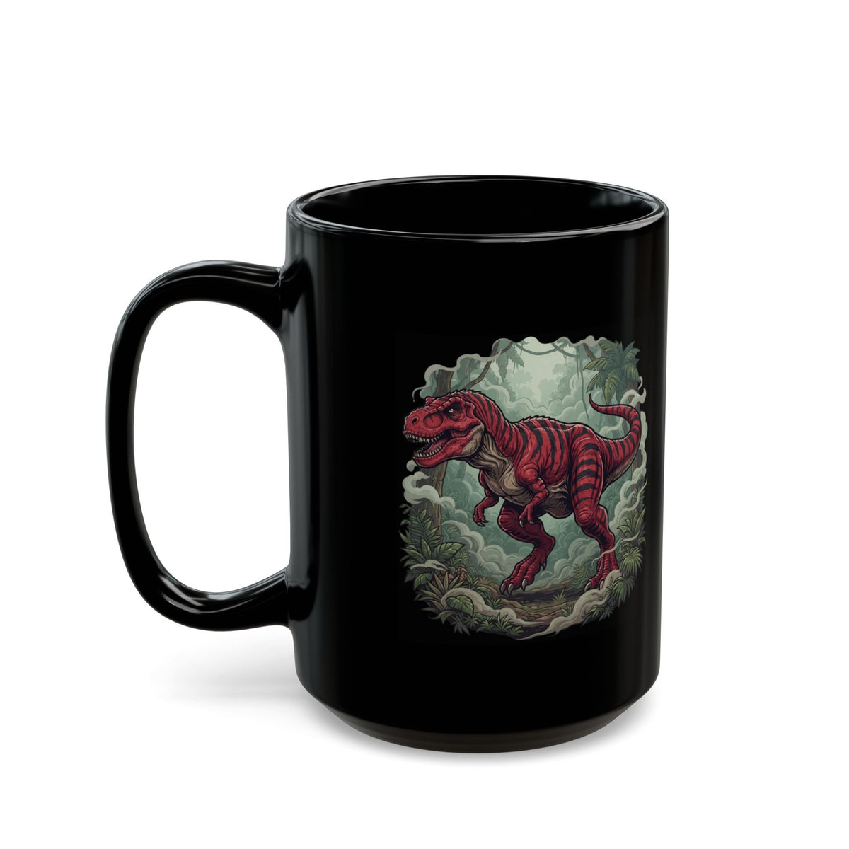 "Kasai Rex (Central Africa)" Black Ceramic Mug