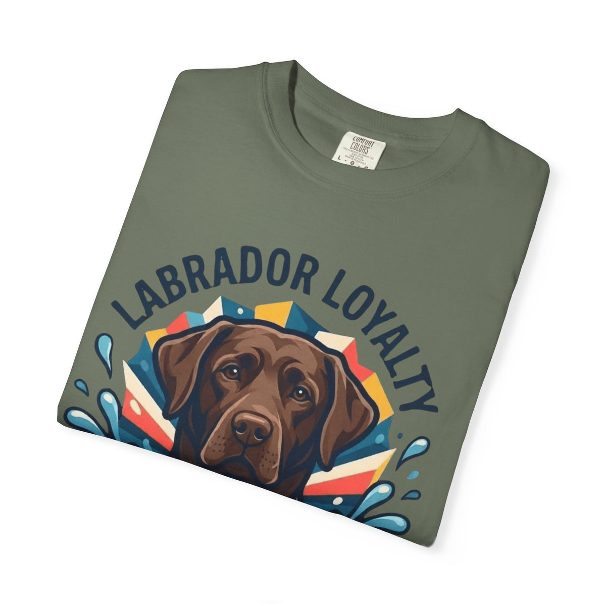 Labrador Loyalty Swim Fetch Unisex Garment-Dyed Tee