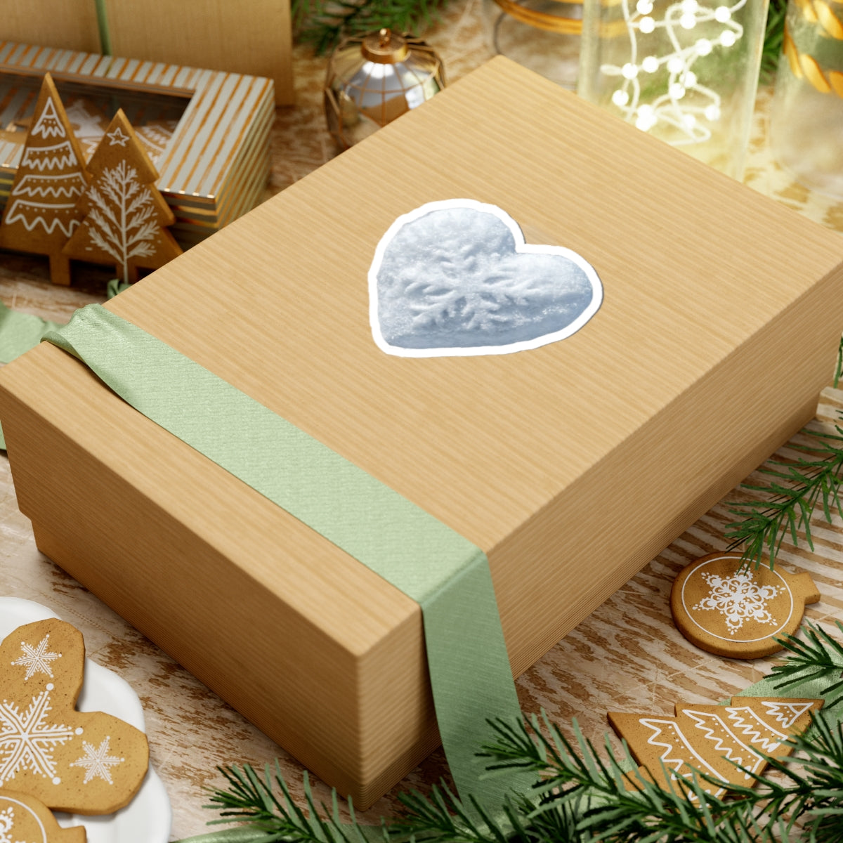 "I Love Snow" Sticker