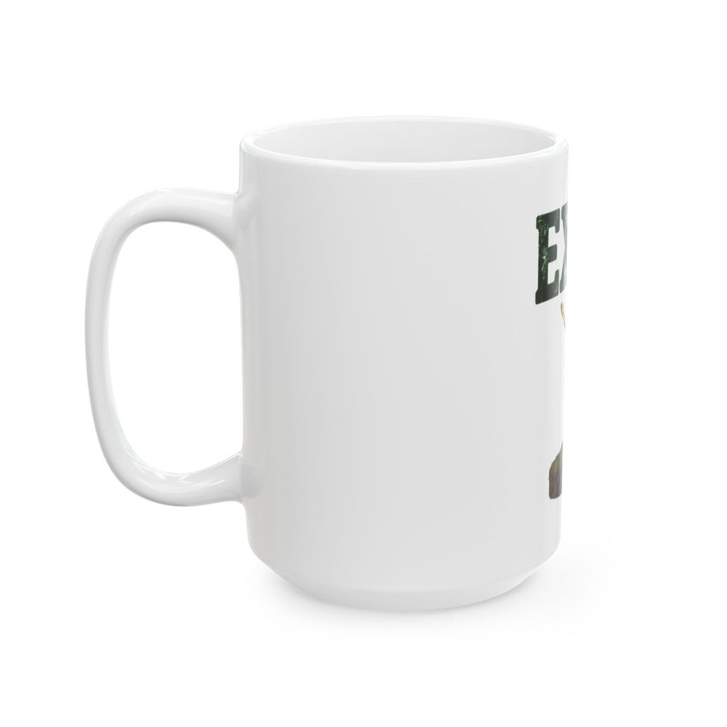 "I Exist" White Ceramic Mug — Graphic