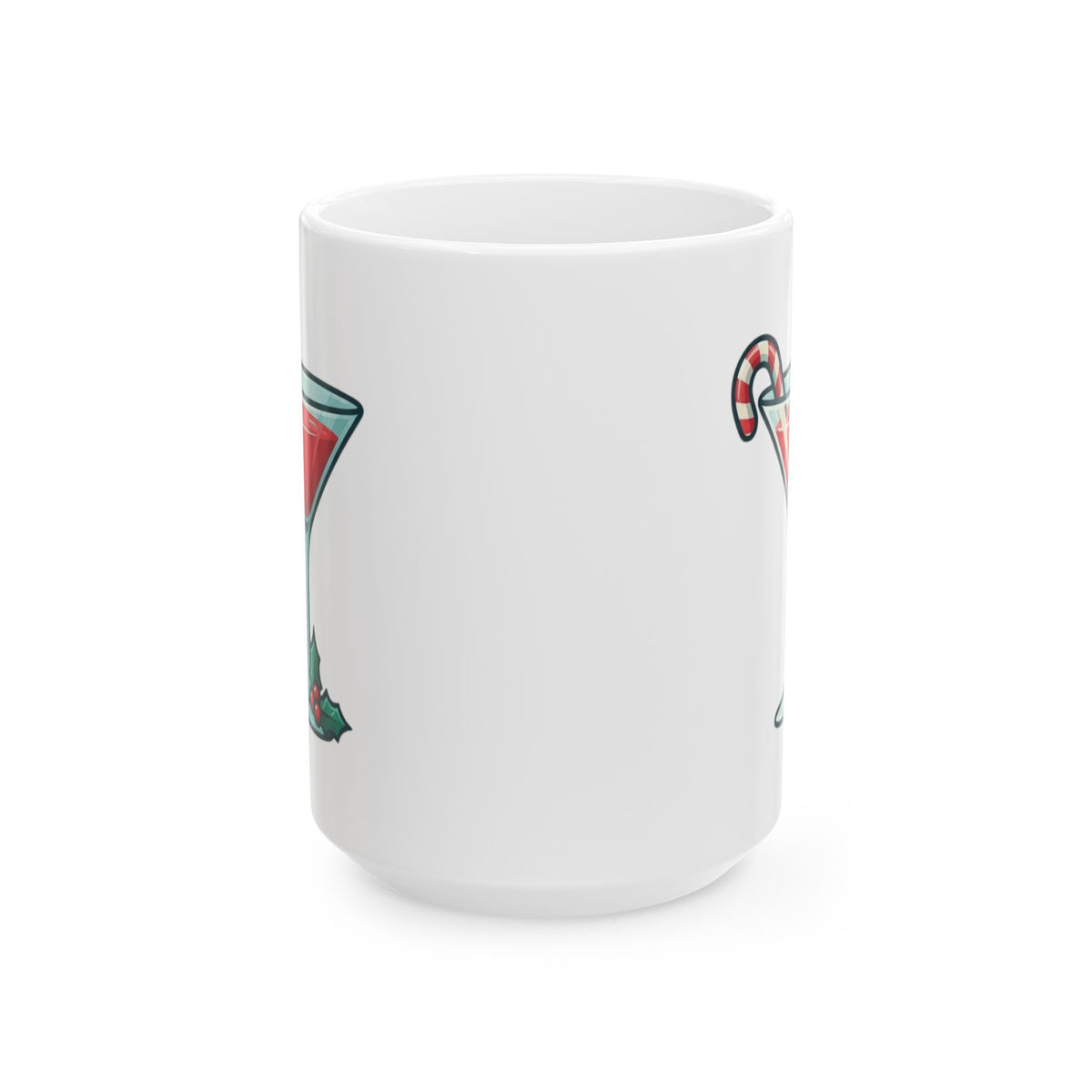 "Christmas Cheer" White Ceramic Mug — Graphic