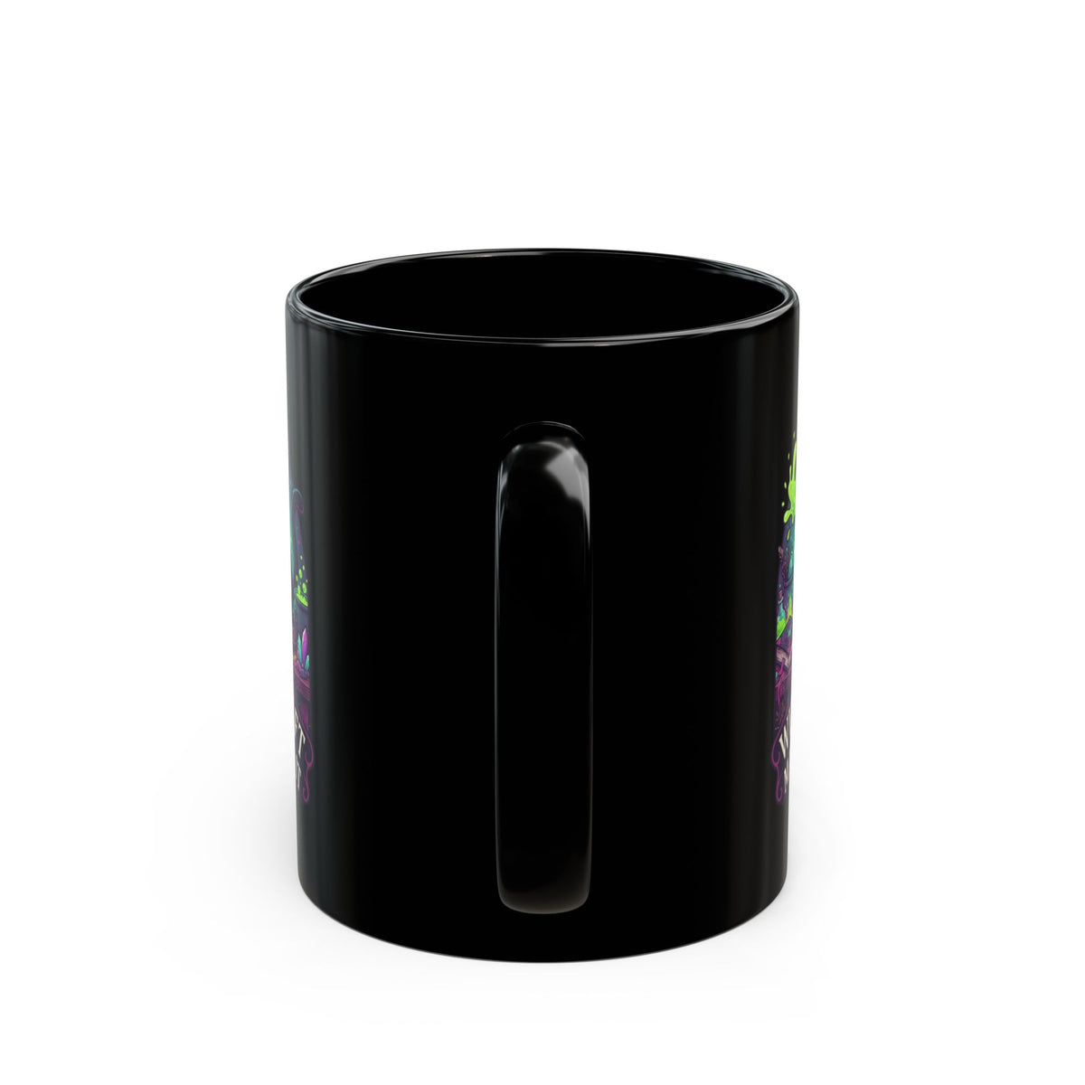 "Witchcraft Made Me Do It" Black Ceramic Mug