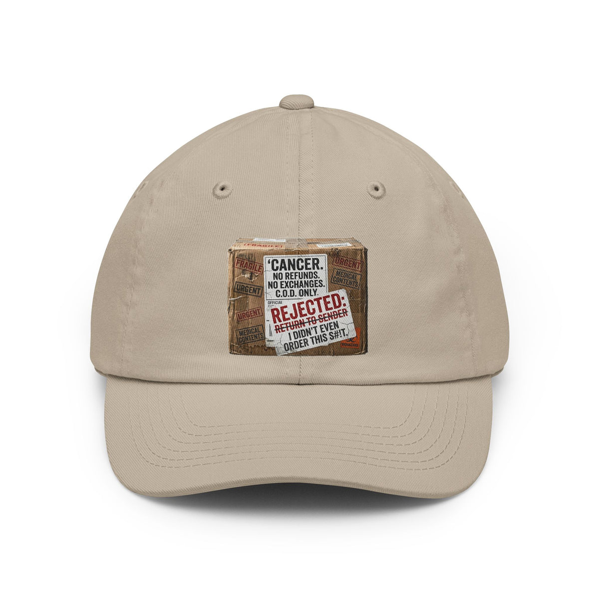 Color: Stone | Return to Sender: Cancer Edition | Dad Hat — AttitudeShirts