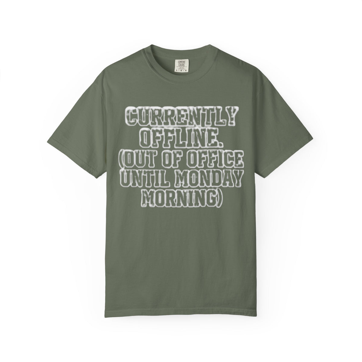 Color: Moss | Currently Offline Unisex Garment-Dyed Tee