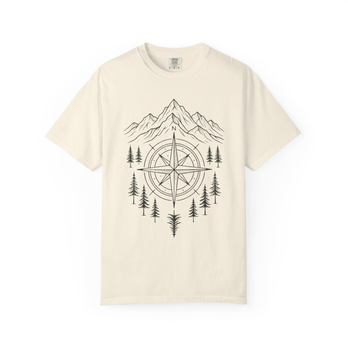"Compass" Unisex Garment-Dyed Tee