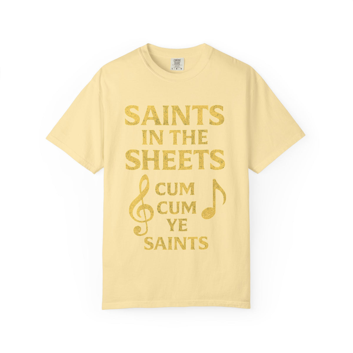 Color: Banana | Saints in the Sheets T-Shirt Unisex Garment-Dyed T-shirt