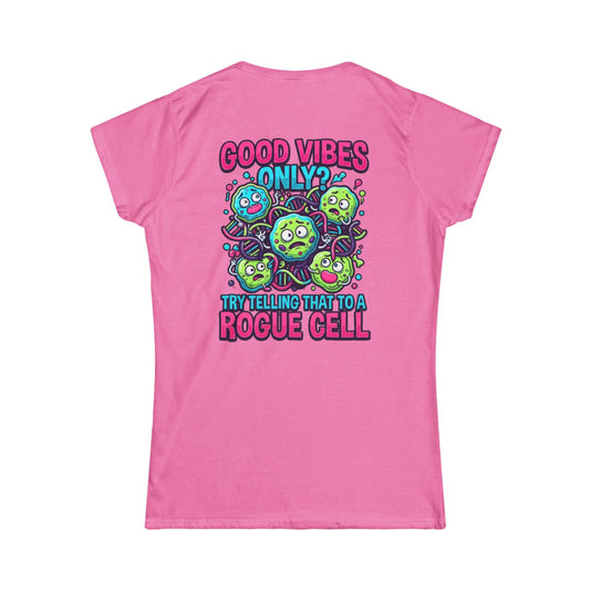 Color: Azalea | Good Vibes Only Women's Tee