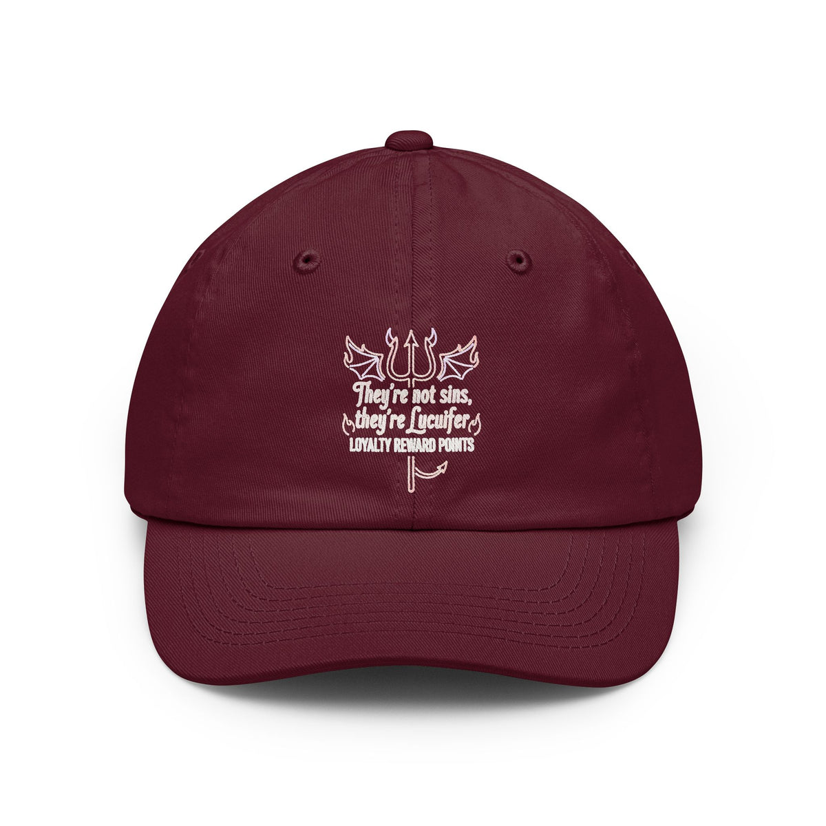 Color: Maroon | Lucifer Loyalty Dad Hat