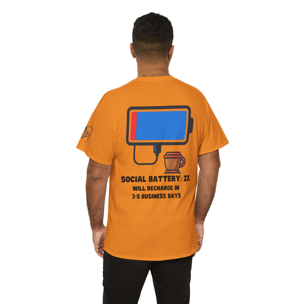 "Social Battery" Premium Graphic Tee