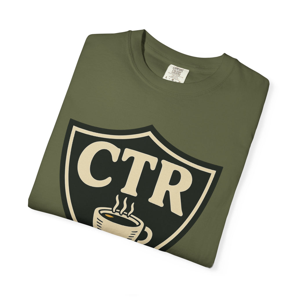"CTR: Choose The Right... Coffee" Unisex Garment-Dyed T-shirt