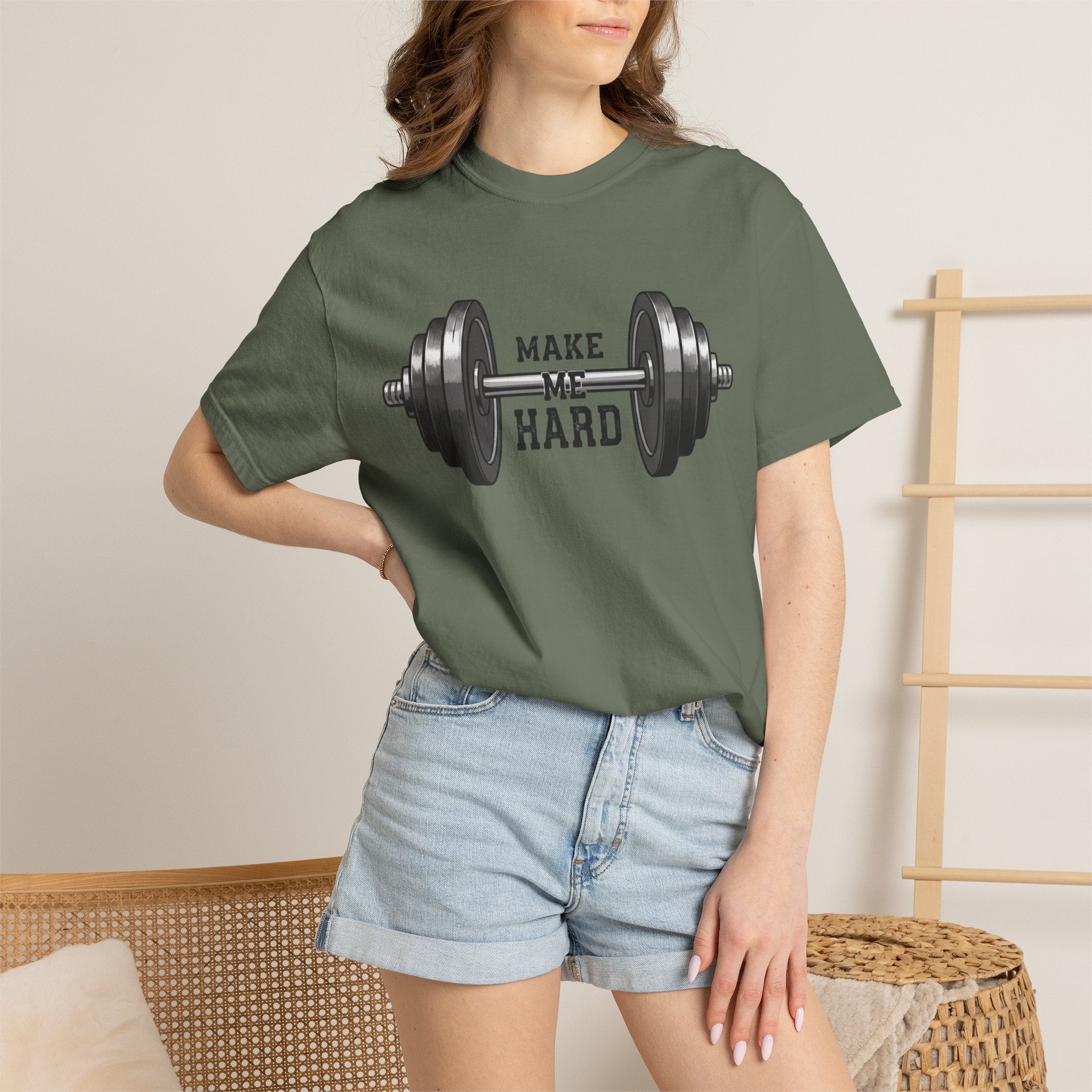 Make Me Hard - Morning Demands | Garment-Dyed Tee — AttitudeShirts