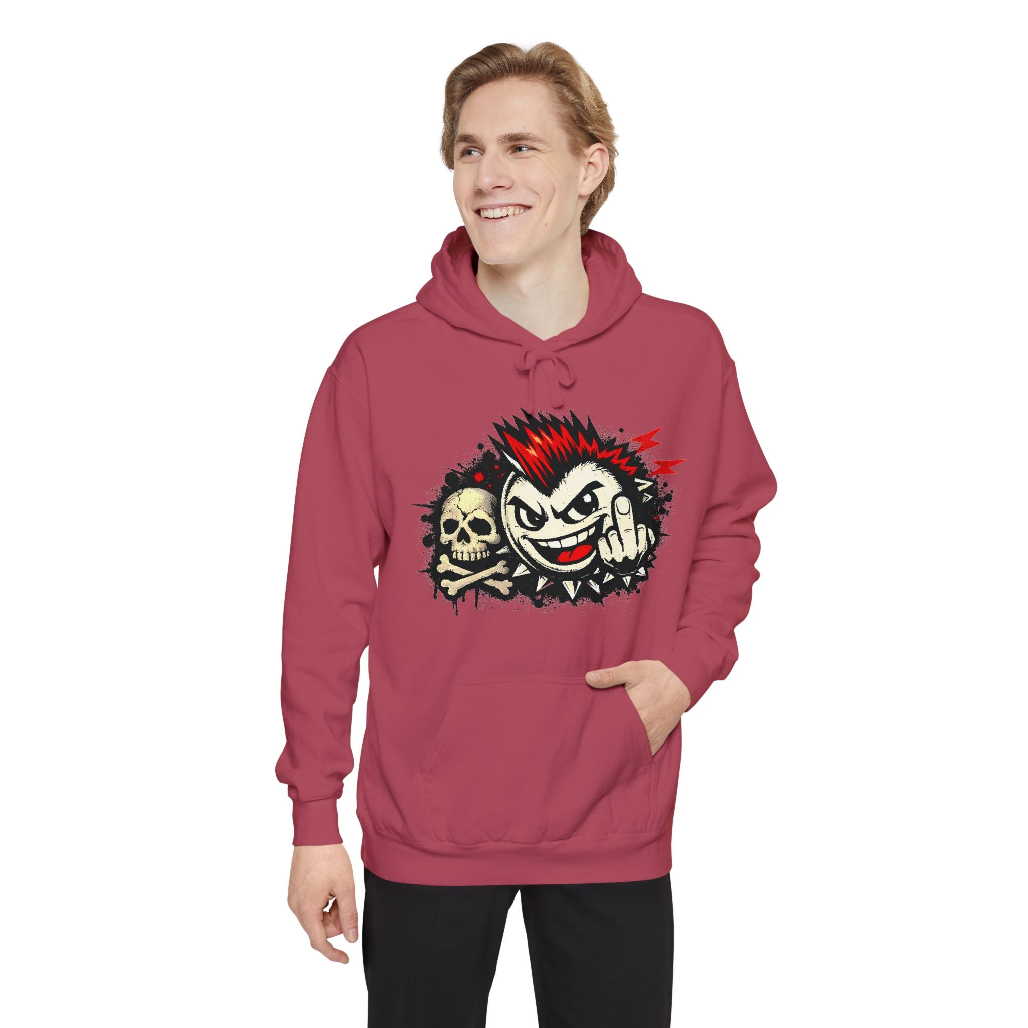 One Finger Opinion | Garment-Dyed Hoodie — AttitudeShirts