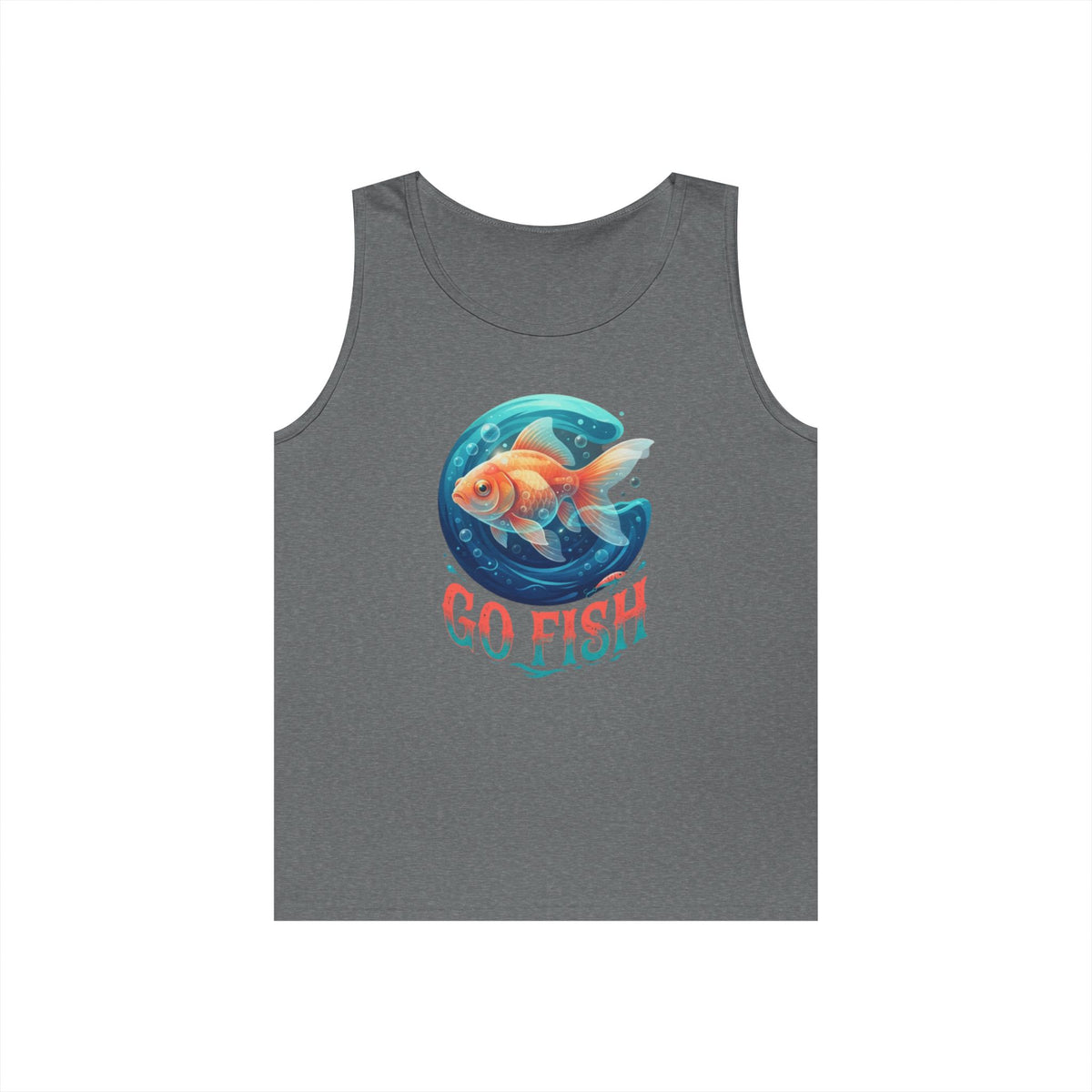 Color: Graphite Heather | Go Fish Tank Top