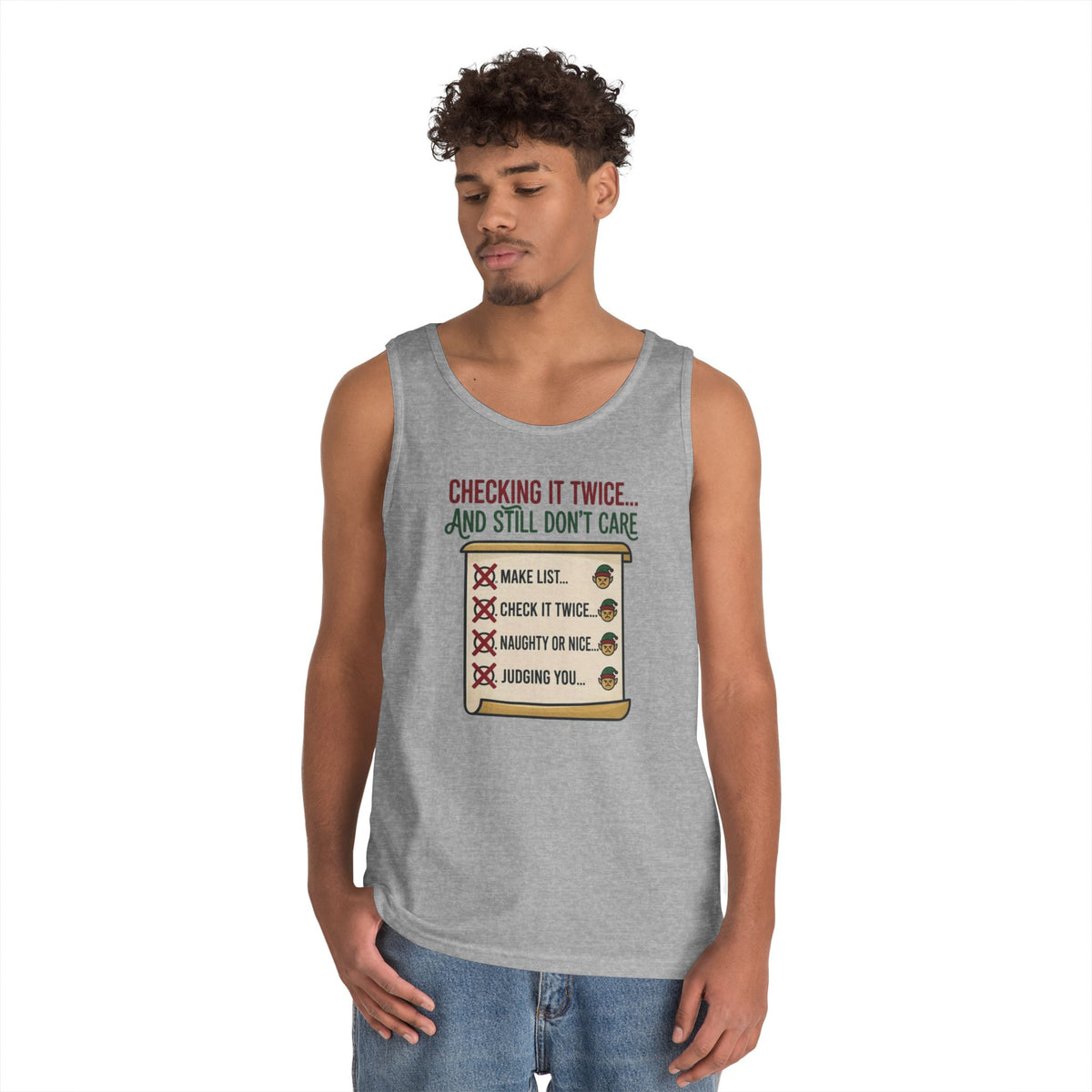"Checking It Twice" Tank Top