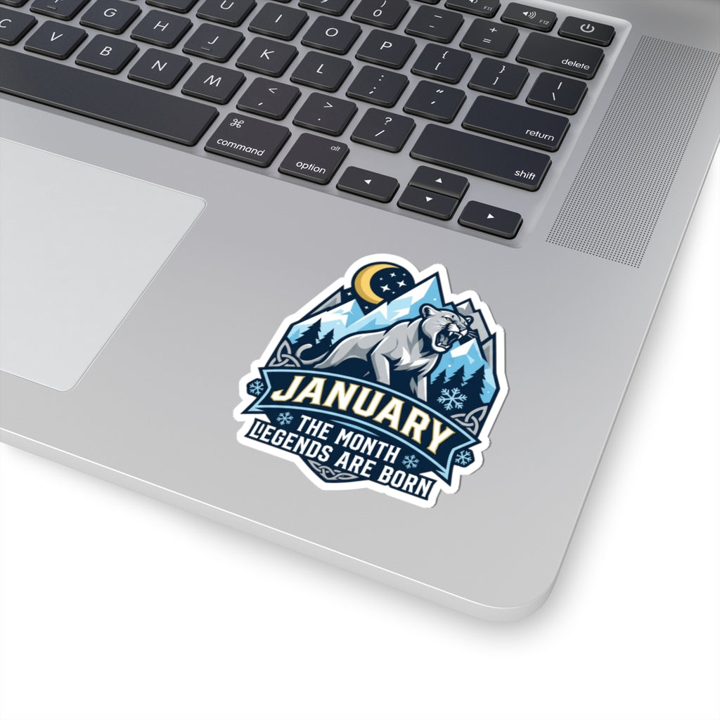 "January Legend" Sticker