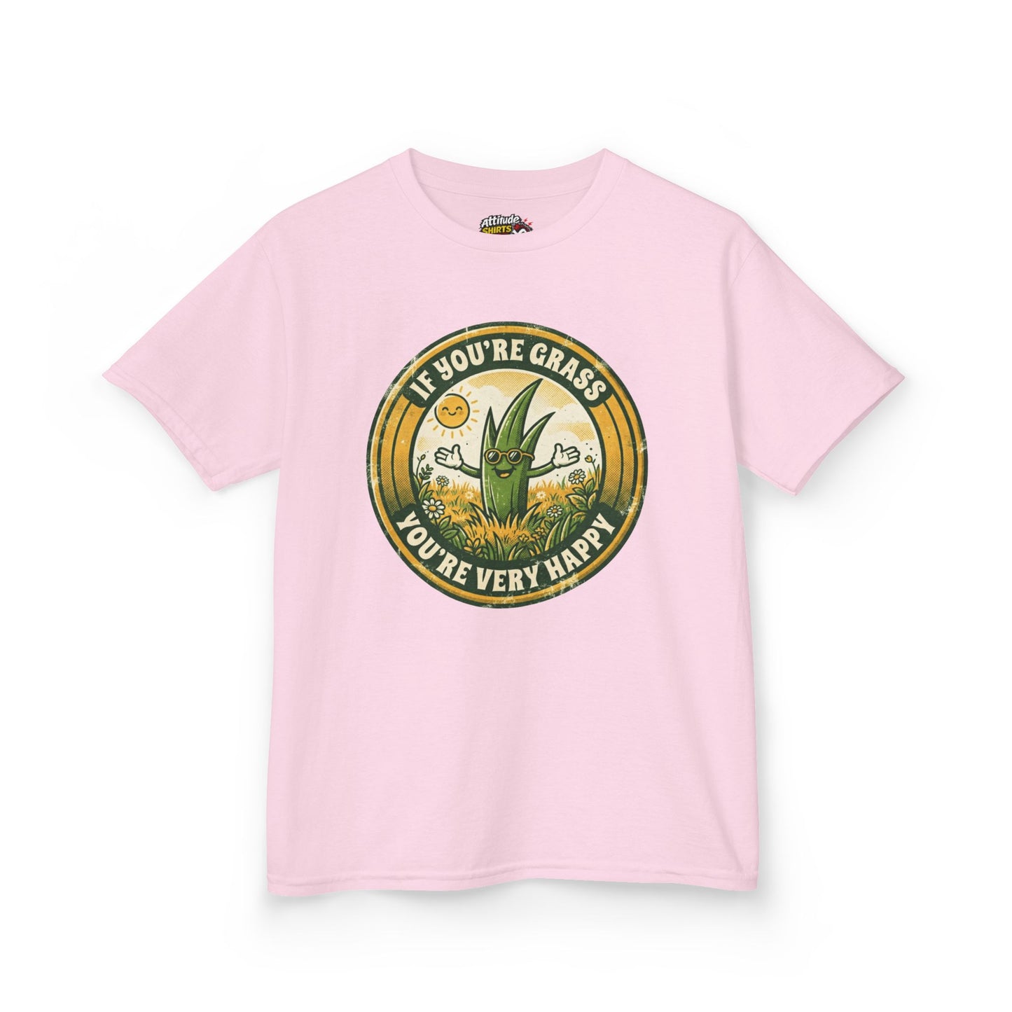 "If You're Grass You're Very Happy" Kids Tee