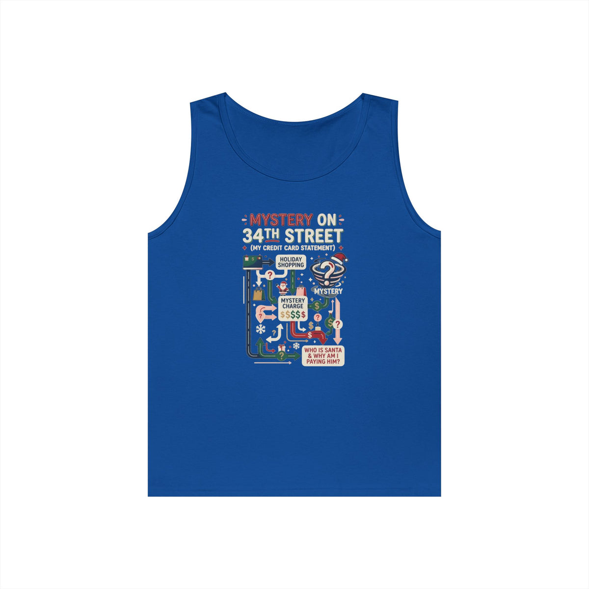 Color: Royal | Mystery On 34th Street Tank Top
