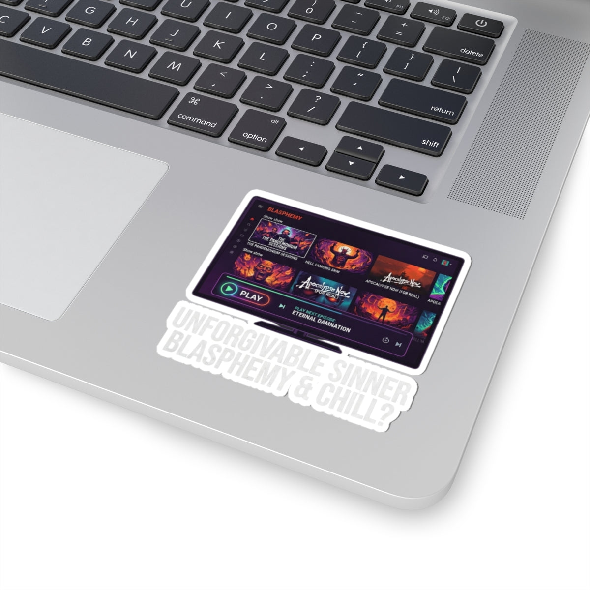 "Good Book Series Blasphemy & Chill" Sticker — Main