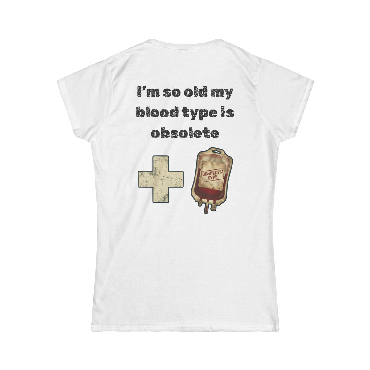 Color: White | Blood Type Women's Tee