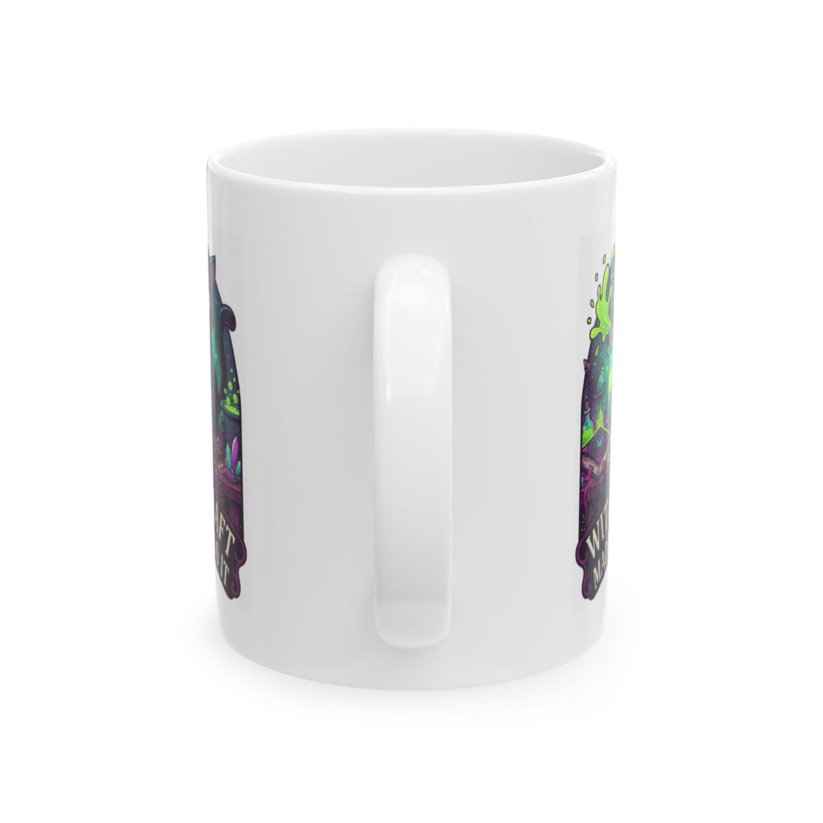 "Witchcraft Made Me Do It" White Ceramic Mug